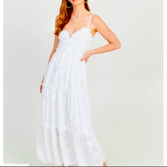 Altar’d State Laurent White Dress Small - Picture 3 of 6